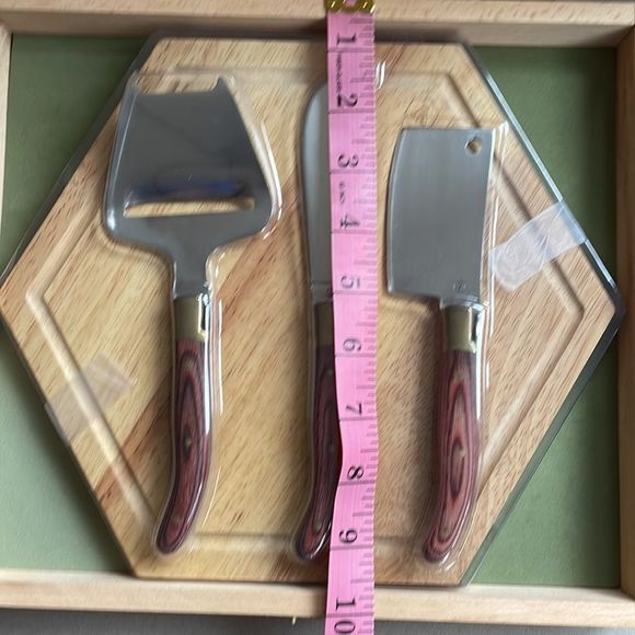 LAGUIOLE CHEESE BOARD & KNIVES SET with wood box - MADE IN FRANCE! - Picture 6 of 9